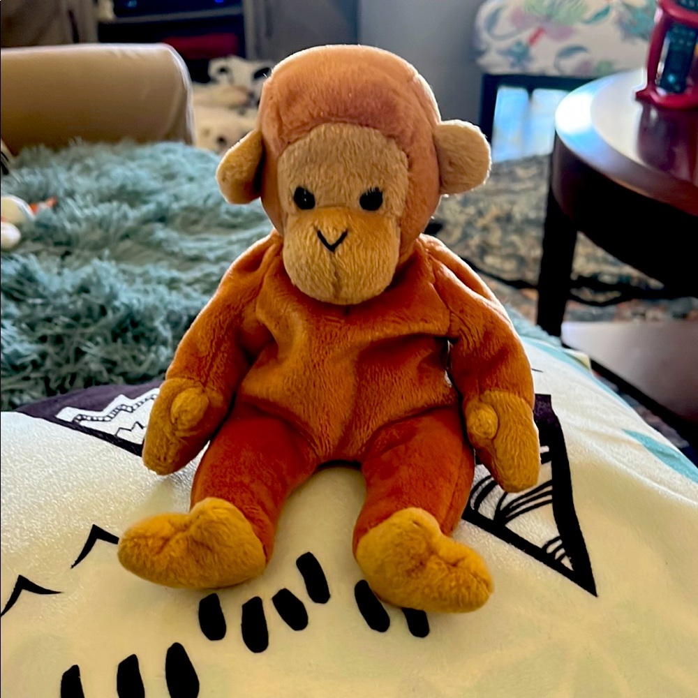 Ty Plush Monkey - Warm Tan